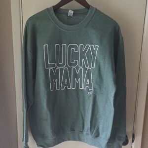 Gildan Heavy Blend Green Sweatshirt